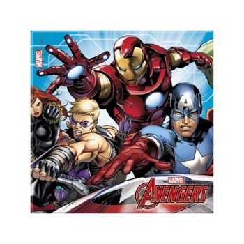 Tovaglioli The Avengers Mighty 33 x 33 cm - 20 pz 