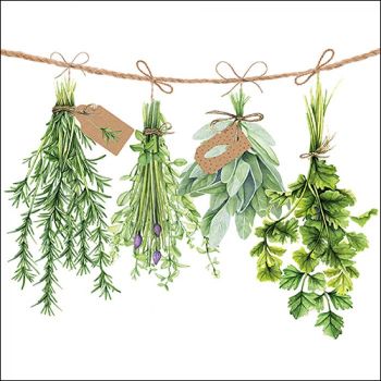 Tovaglioli Ambiente Fresh Herbs 33 x 33 cm