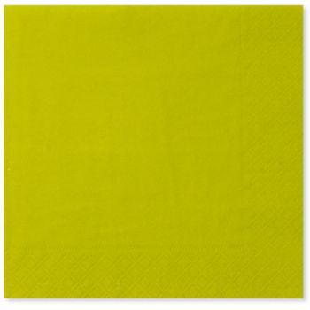 20 Tovaglioli verde lime 33 x 33 cm