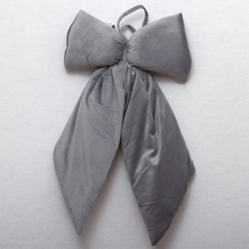 Fiocco velluto grigio 13.5 x 17 cm