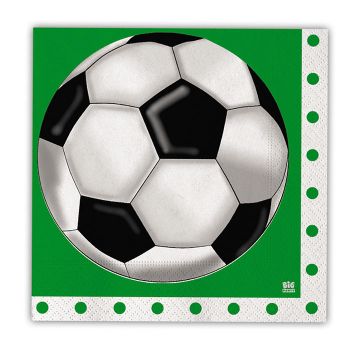 Tovaglioli Calcio  33 x 33 cm 20 pz 