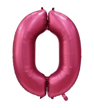 Pallone Mylar N 0 Velvet Pomegranat 40 Pollici 101 Cm