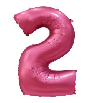 Pallone Mylar N 2 Velvet Pomegranat 40 Pollici 101 Cm