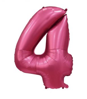Pallone Mylar N 4 Velvet Pomegranat 40 Pollici 101 Cm