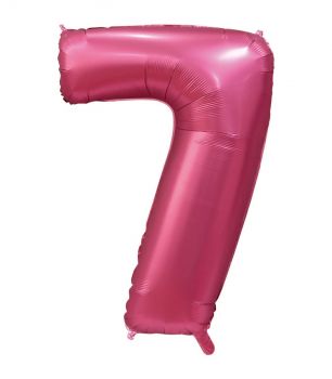 Pallone Mylar N 7 Velvet Pomegranat 40 Pollici 101 Cm
