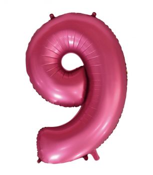 Pallone Mylar N 9 Velvet Pomegranat 40 Pollici 101 Cm