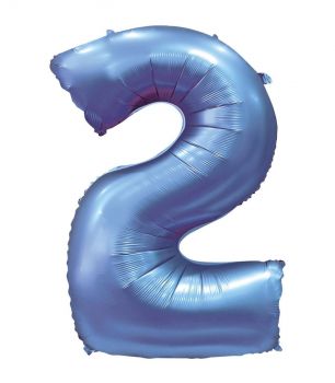 Pallone Mylar N 2 Velvet Periwinkle 40 Pollici 101 Cm