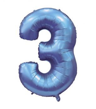 Pallone Mylar N 3 Velvet Periwinkle 40 Pollici 101 Cm