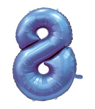 Pallone Mylar N 8 Velvet Periwinkle 40 Pollici 101 Cm