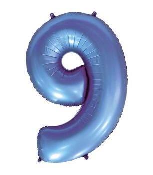 Pallone Mylar N 9 Velvet Periwinkle 40 Pollici 101 Cm