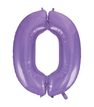 Pallone Mylar N 0 Velvet Lilac 40 Pollici 101 Cm