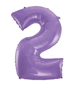 Pallone Mylar N 2 Velvet Lilac 40 Pollici 101 Cm