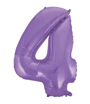 Pallone Mylar N 4 Velvet Lilac 40 Pollici 101 Cm