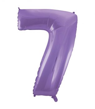 Pallone Mylar N 7 Velvet Lilac 40 Pollici 101 Cm