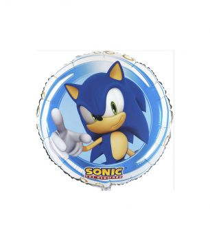 Mylar Sonic The Hedgehog Tondo 18"