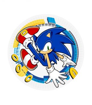 8 Piatti Grandi Sonic Plastic Free 23 Cm