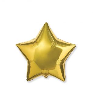 Pallone Mylar Stella Oro 18 Pollici 46 Cm