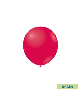 100 Palloncini Softline Rosso 5 Pollici 13 Cm