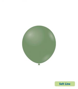 100 Palloncini Softline Verde Eucalipto 5 Pollici 13 Cm