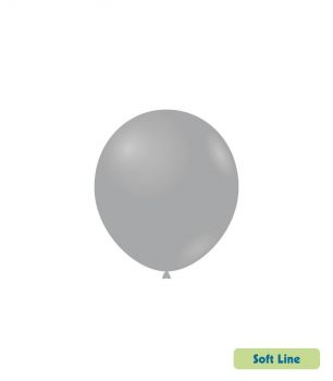 100 Palloncini Softline Grigio Fumo 5 Pollici 13 Cm