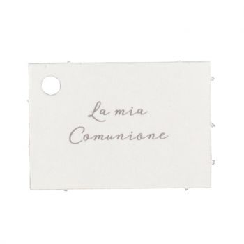 Targhetta la mia comunione 5 x 3.4 cm