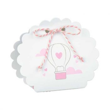 Borsa tonda 5.8 x 4 x 8.5 cm balloon rosa