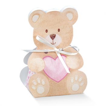 Scatola Little Bear Rosa 60 X 45 X 110 mm