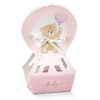 Mongolfiera Little Bear Rosa 60 X 40 X 145