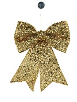 FIOCCO GLITTER ORO DA APPENDERE 350 X 430 MM