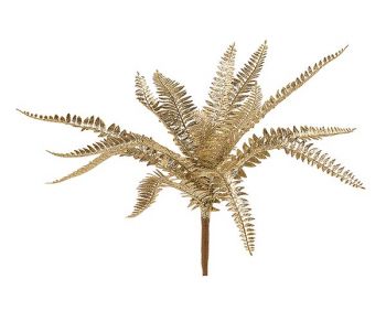 Mazzo Felce Oro Glitter Diametro 550 Mm
