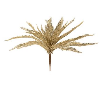 Mazzo Felce Oro Glitter Diametro 750 Mm