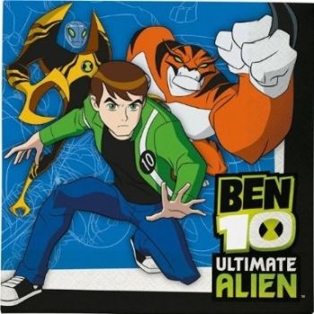 20 Tovaglioli Ben Ten Ultimate Alien 33 x 33 cm