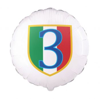 Mylar Scudetto Napoli Tondo 18"