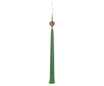 Nappa Verde Con Deco Oro Da Appendere 700 Mm
