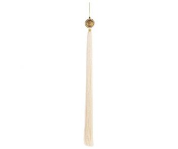 Nappa Avorio Con Deco Oro Da Appendere 700 Mm