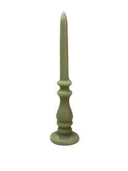 Candela candelabro verde 6.9 X 6.9 X 28.5 cm