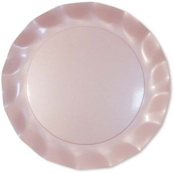 5 Piatti maxy rosa perlato 32.4 cm