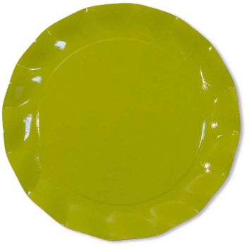 5 Piatti maxy verde lime 32.4 cm