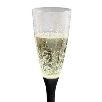 20 Flutes per lo champagne 100 cc in plastica trasparente