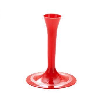 20 Basi in plastica rossa per Flutes o Calici