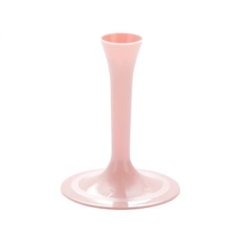 20 Basi in plastica rosa per Flutes o Calici