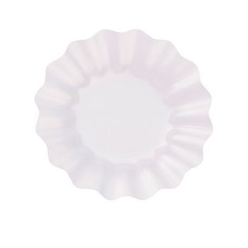8 Piatti Bianco Perla 21 cm