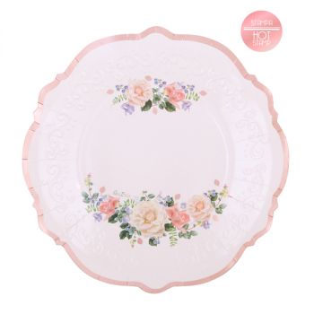 Piatto Grande Liberty Wedding ecologico 27 cm - 8 pz 