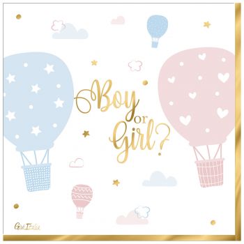 Palloncino Gender Reveal Boy or Girl 1m