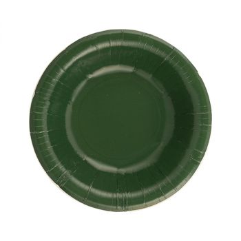 8 Piatti Round Verdone 24 cm