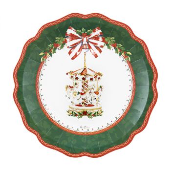 8 Piatti New Liberty Santa Carousel 27 cm