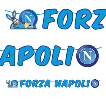 Festone Kit Scritta Maxi Frza Ssc Napoli 6 Mt