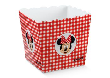 Vaso grande Minnie's Party Rosso