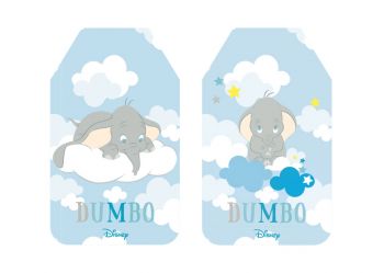 Targhetta due soggetti assortiti Dumbo Azzuro