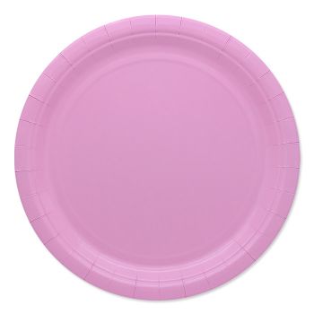 25 Piatti ecolor rosa 24 Cm